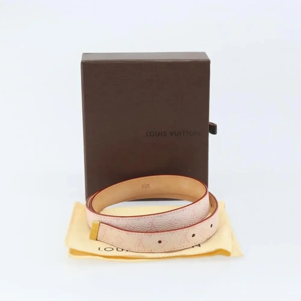 Louis Vuitton Monogram Cherry Blossom Ceinture Belt Brown